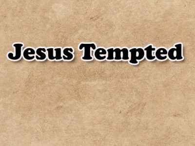 Jesus Tempted